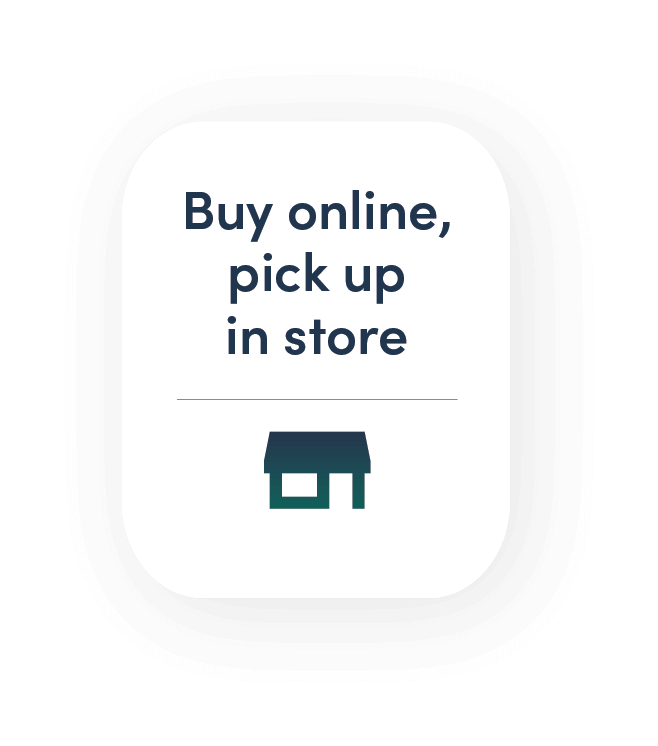 Buy online, pick up in store icon 